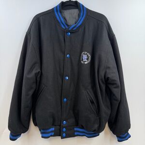 Vintage Steve & Barry's Kentucky Wildcats Reversible Varsity Jacket XL Y2K